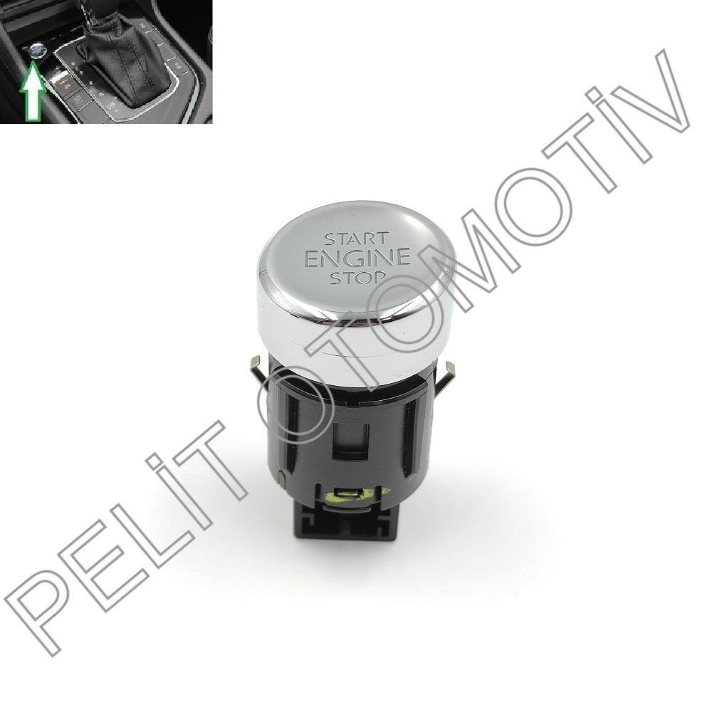 Konuooer Bouton interrupteur d'allumage moteur pour Golf 7 Golf 7.5 e-Golf T-Roc Engine Start Stop Switch 5G1959839 5Q1959839 5GG959839 Konuooer Bouton interrupteur d'allumage moteur pour Golf 7 Golf 7.5 e-Golf T-Roc Engine Start Stop Switch 5G1959839 5Q1959839 5GG959839